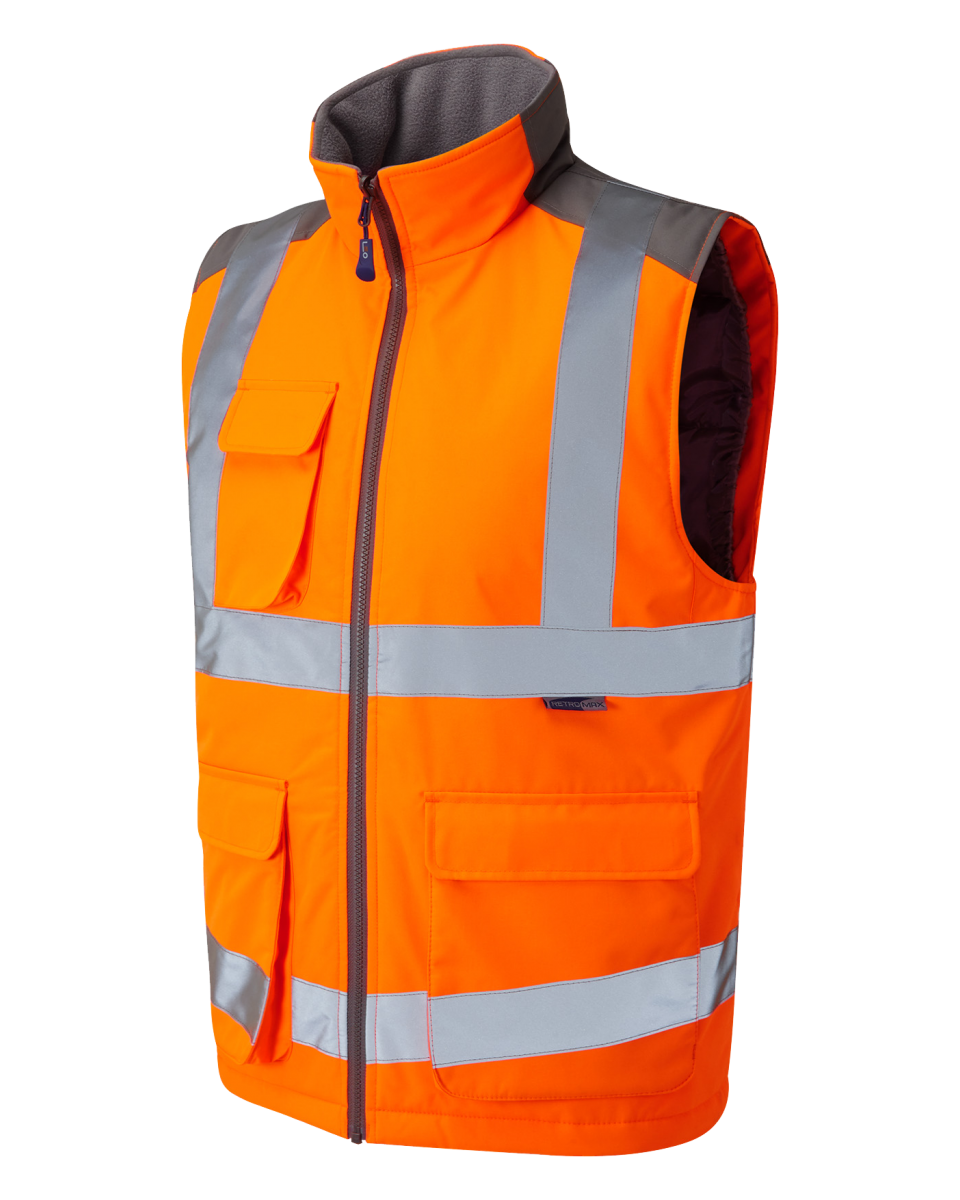 Leo Workwear Torrington ISO 20471 Cl 2 Bodywarmer