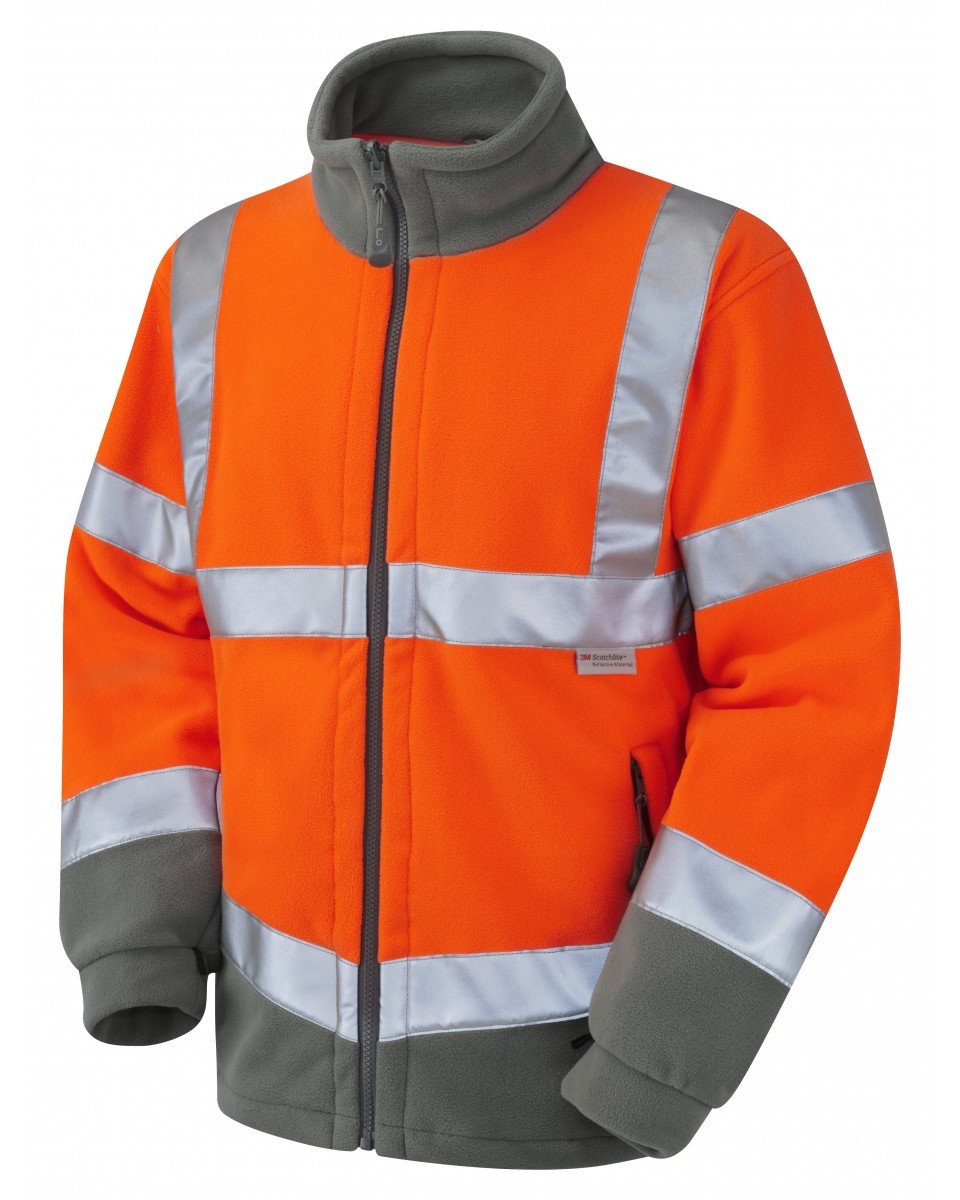 Leo Workwear Hartland ISO 20471 Cl 3 Fleece Jacket