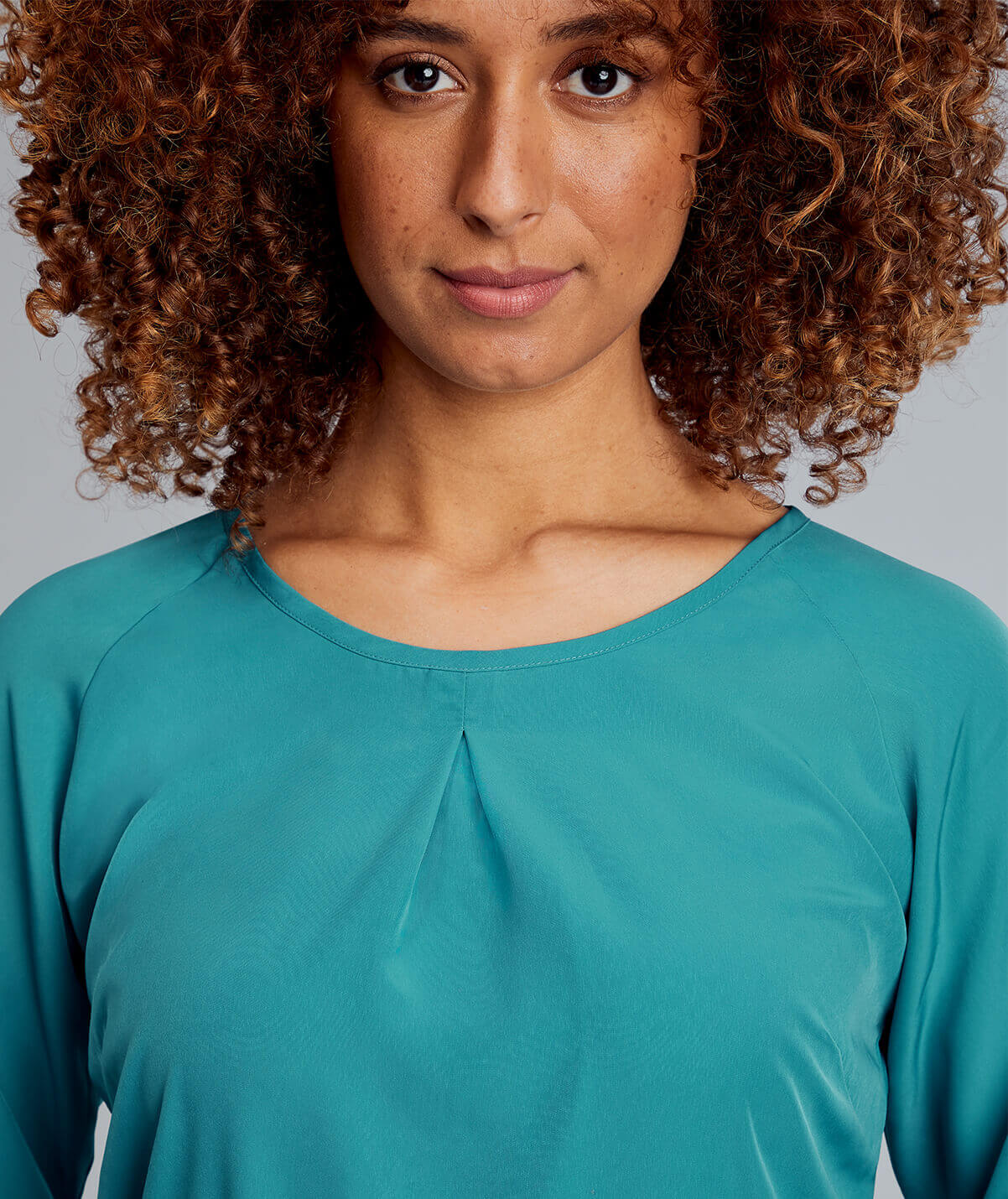 Disley Mona Round Neck Work Blouse