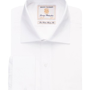 Men's Brook Taverner Chester Classic Fit Shirt Cotton Poplin