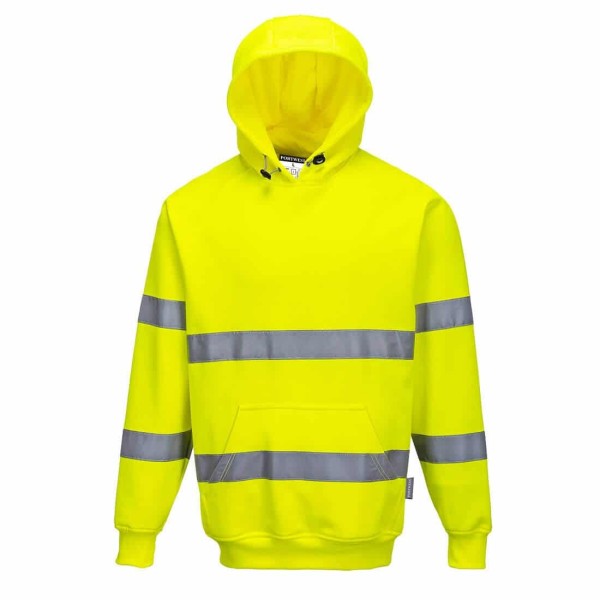 Portwest Hi-Vis Hooded Sweatshirt