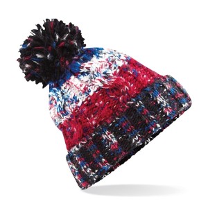 Beechfield Infant Corkscrew Pom Pom Beanie