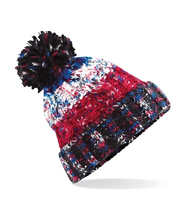 Beechfield Infant Corkscrew Pom Pom Beanie