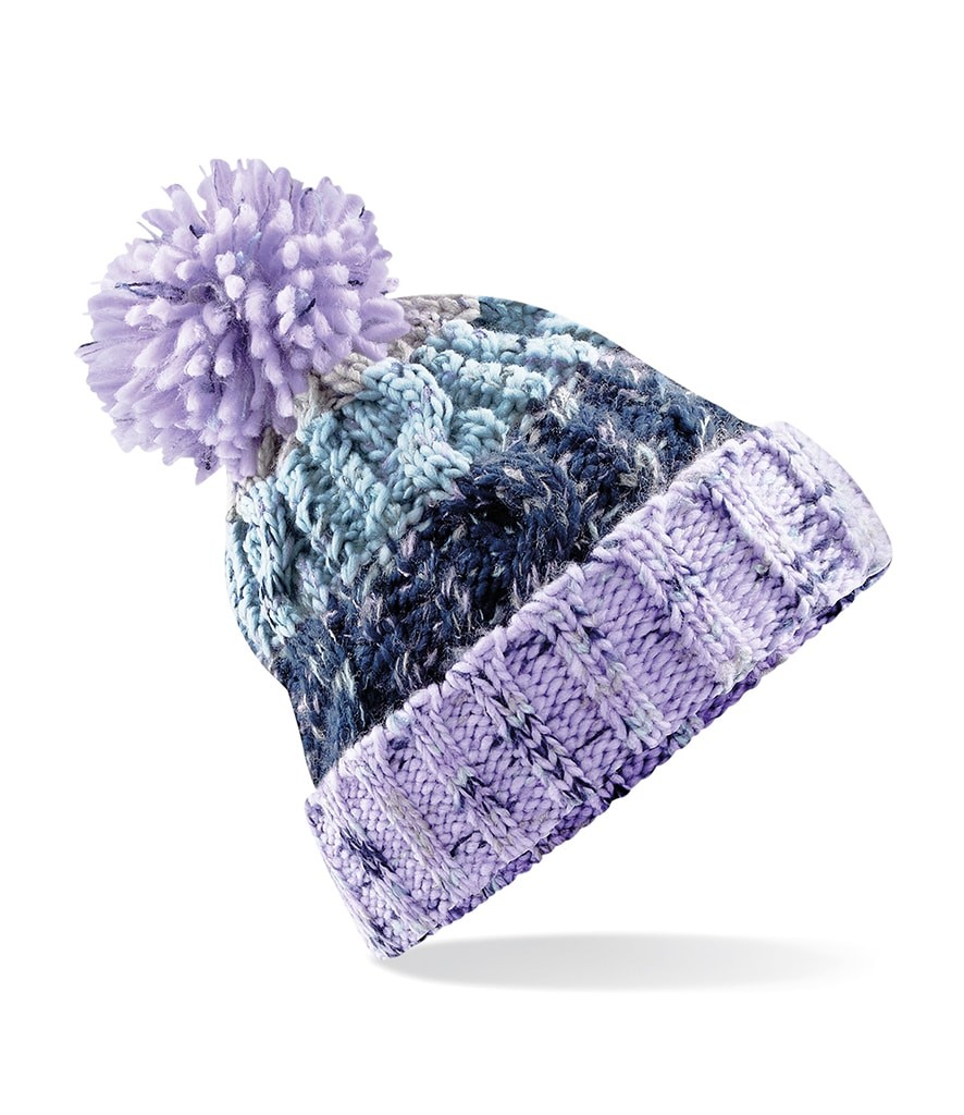 Beechfield Corkscrew Pom Pom Beanie