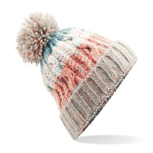 Beechfield Infant Corkscrew Pom Pom Beanie