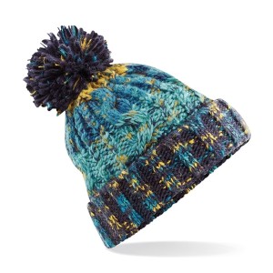 Beechfield Infant Corkscrew Pom Pom Beanie