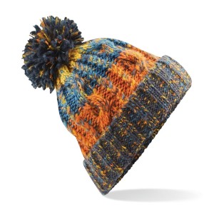 Beechfield Infant Corkscrew Pom Pom Beanie