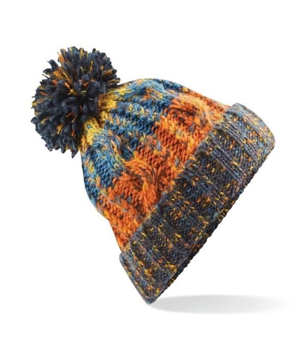 Beechfield Infant Corkscrew Pom Pom Beanie