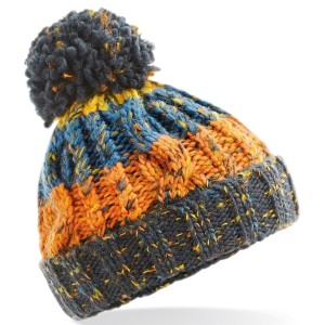 Beechfield Infant Corkscrew Pom Pom Beanie