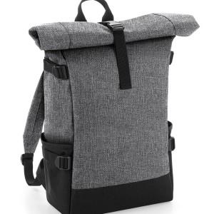 BagBase Block Roll-Top Backpack