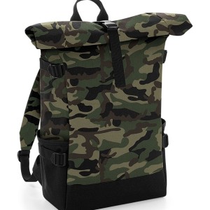 BagBase Block Roll-Top Backpack