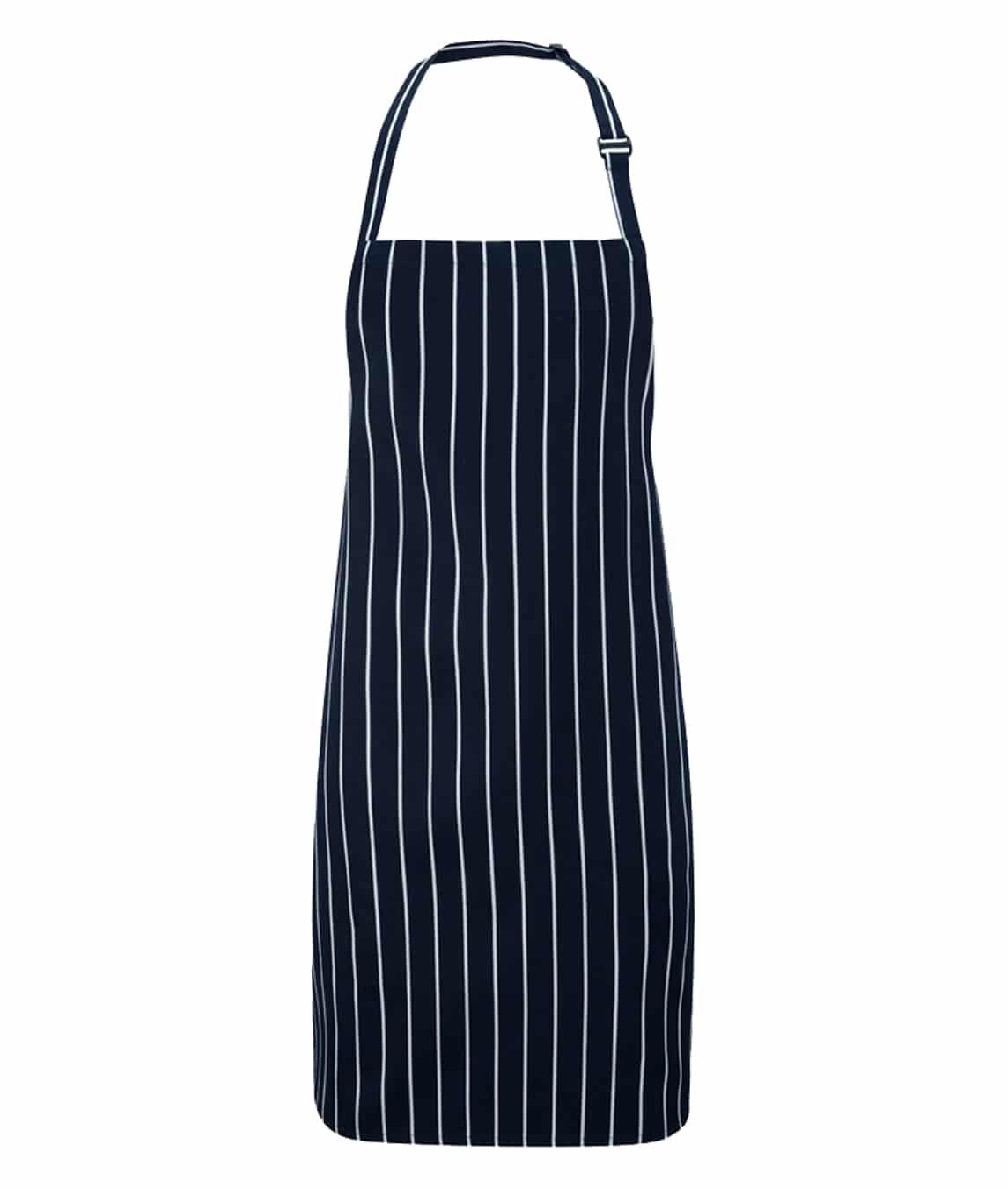 Bib Apron: Unisex Striped Apron