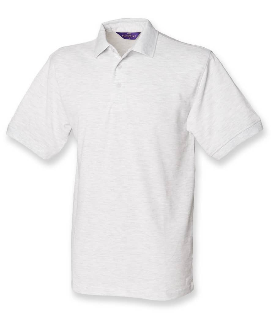 Henbury Heavy Poly/Cotton Piqué Polo Shirt