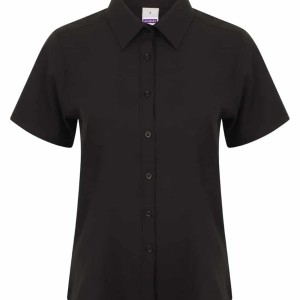 Henbury Ladies Short Sleeve Wicking Shirt