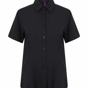 Henbury Ladies Short Sleeve Wicking Shirt