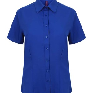 Henbury Ladies Short Sleeve Wicking Shirt