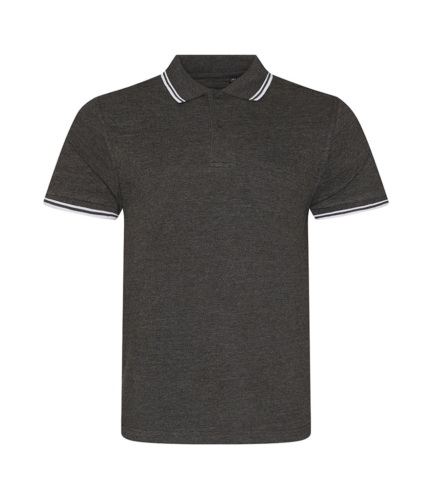 AWDis Stretch Tipped Piqué Polo Shirt