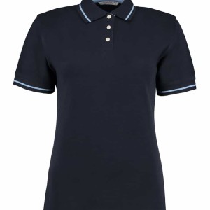 Kustom Kit Ladies St Mellion Tipped Cotton Piqué Polo Shirt