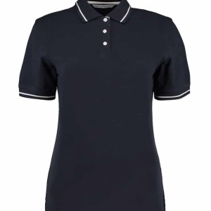 Kustom Kit Ladies St Mellion Tipped Cotton Piqué Polo Shirt