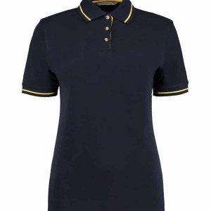 Kustom Kit Ladies St Mellion Tipped Cotton Piqué Polo Shirt