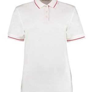 Kustom Kit Ladies St Mellion Tipped Cotton Piqué Polo Shirt