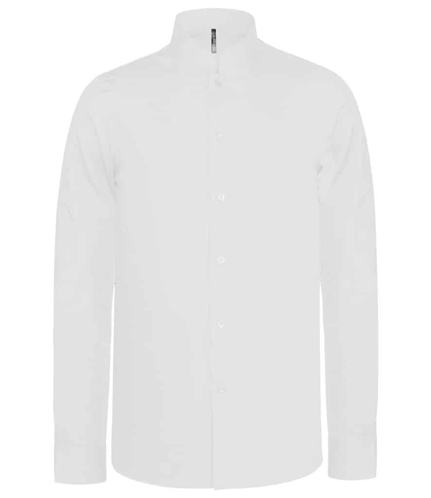 Kariban Long Sleeve Mandarin Collar Shirt