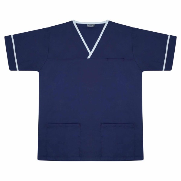 Scrub Tunic With Trim