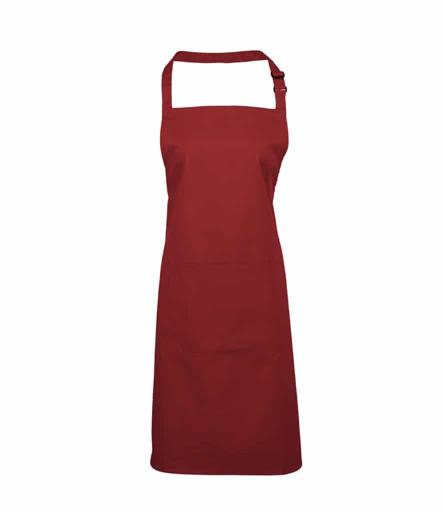 Premier 'Colours' Bib Apron with Pocket