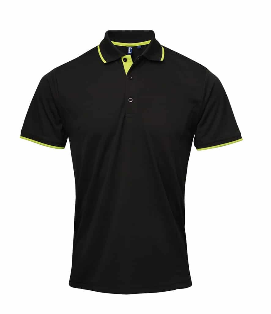 Premier Contrast Coolchecker ® Pique © Polo Shirt