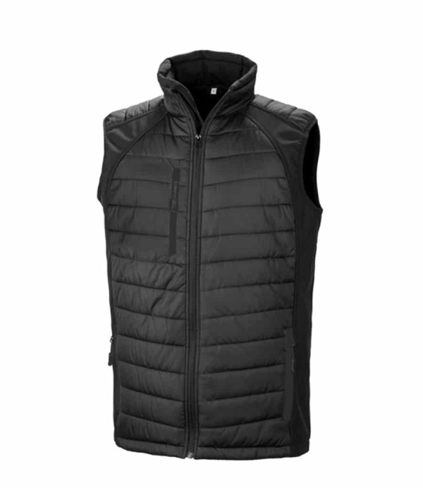 Result Black Compass Padded Gilet