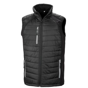 Result Black Compass Padded Gilet