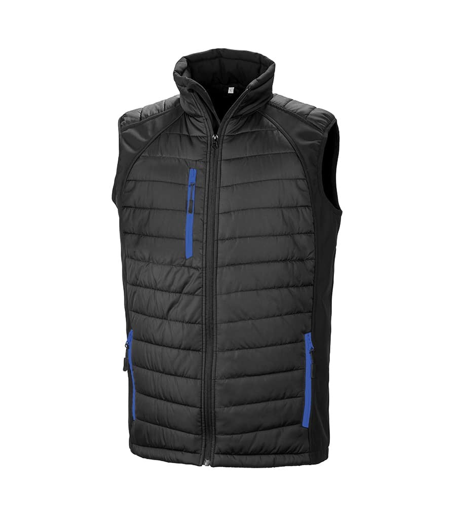 Result Black Compass Padded Gilet