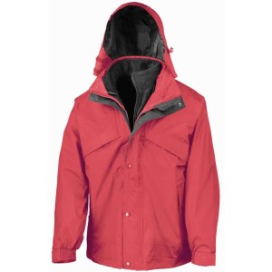 Result 3-in-1 Waterproof Zip and Clip Fleece Lined Jacket