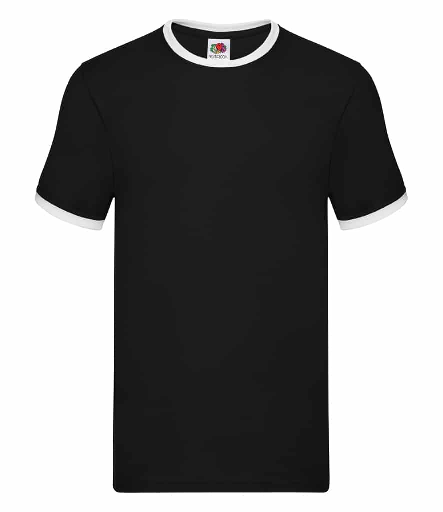Fruit of the Loom Contrast Ringer T-Shirt