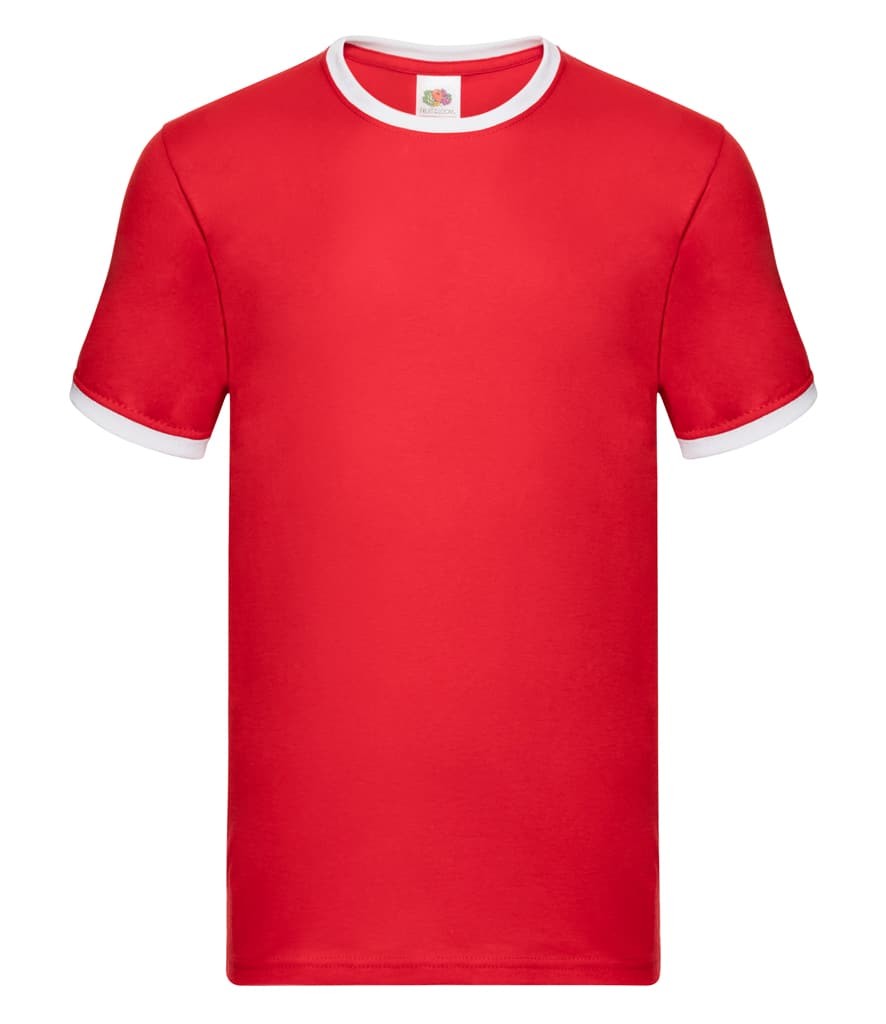 Fruit of the Loom Contrast Ringer T-Shirt