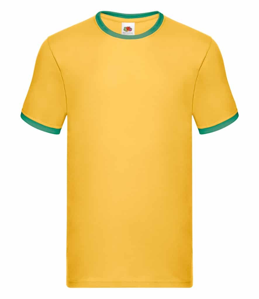 Fruit of the Loom Contrast Ringer T-Shirt