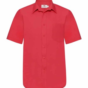 Fruit of the Loom Short Sleeve Poplin Shirt