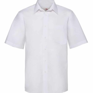 Fruit of the Loom Short Sleeve Poplin Shirt