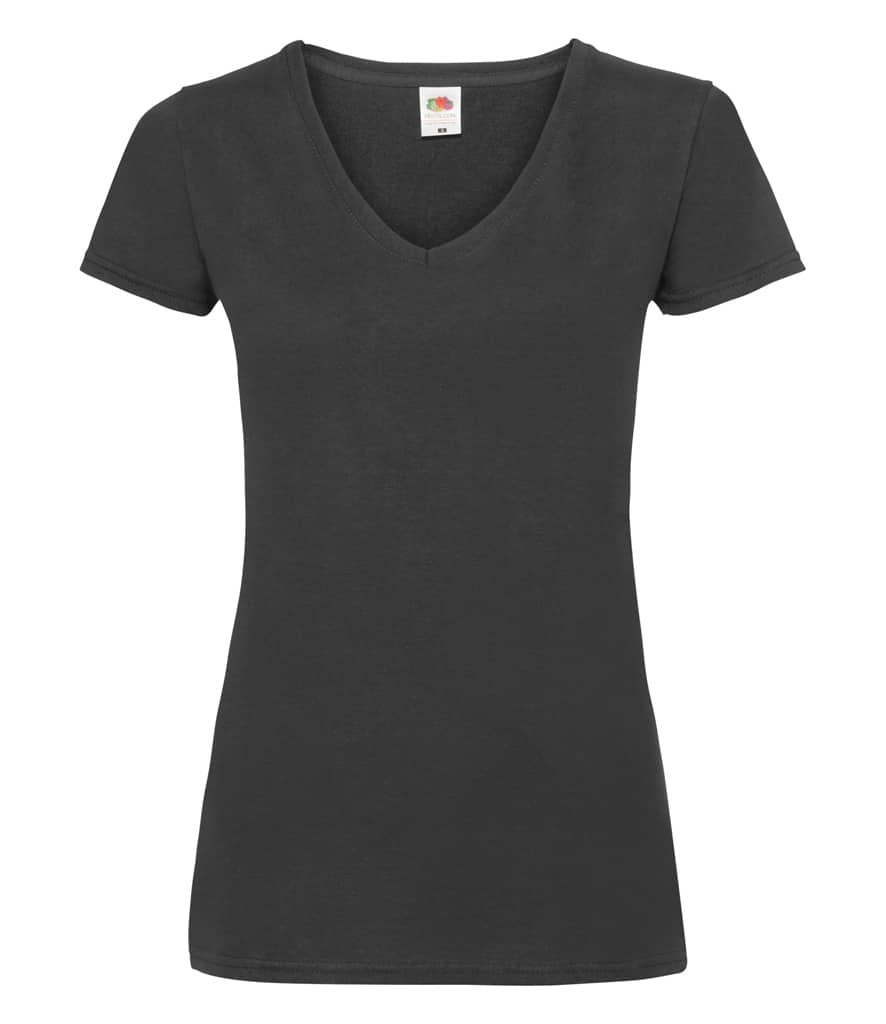 Fruit of the Loom Lady Fit Value V Neck T-Shirt