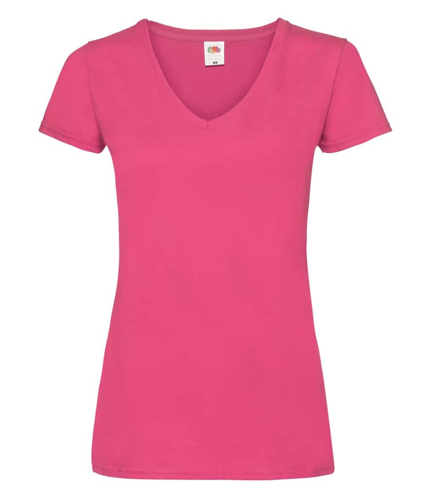 Fruit of the Loom Lady Fit Value V Neck T-Shirt