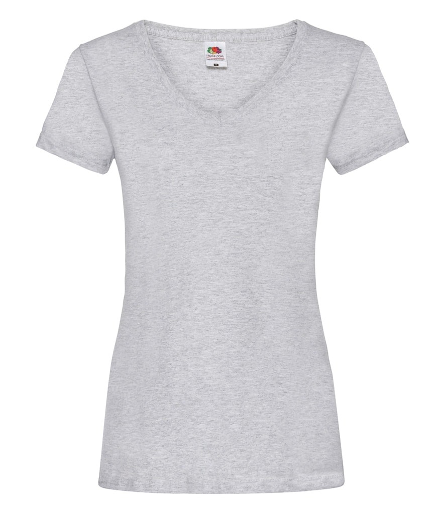 Fruit of the Loom Lady Fit Value V Neck T-Shirt