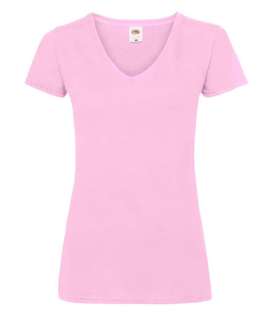 Fruit of the Loom Lady Fit Value V Neck T-Shirt