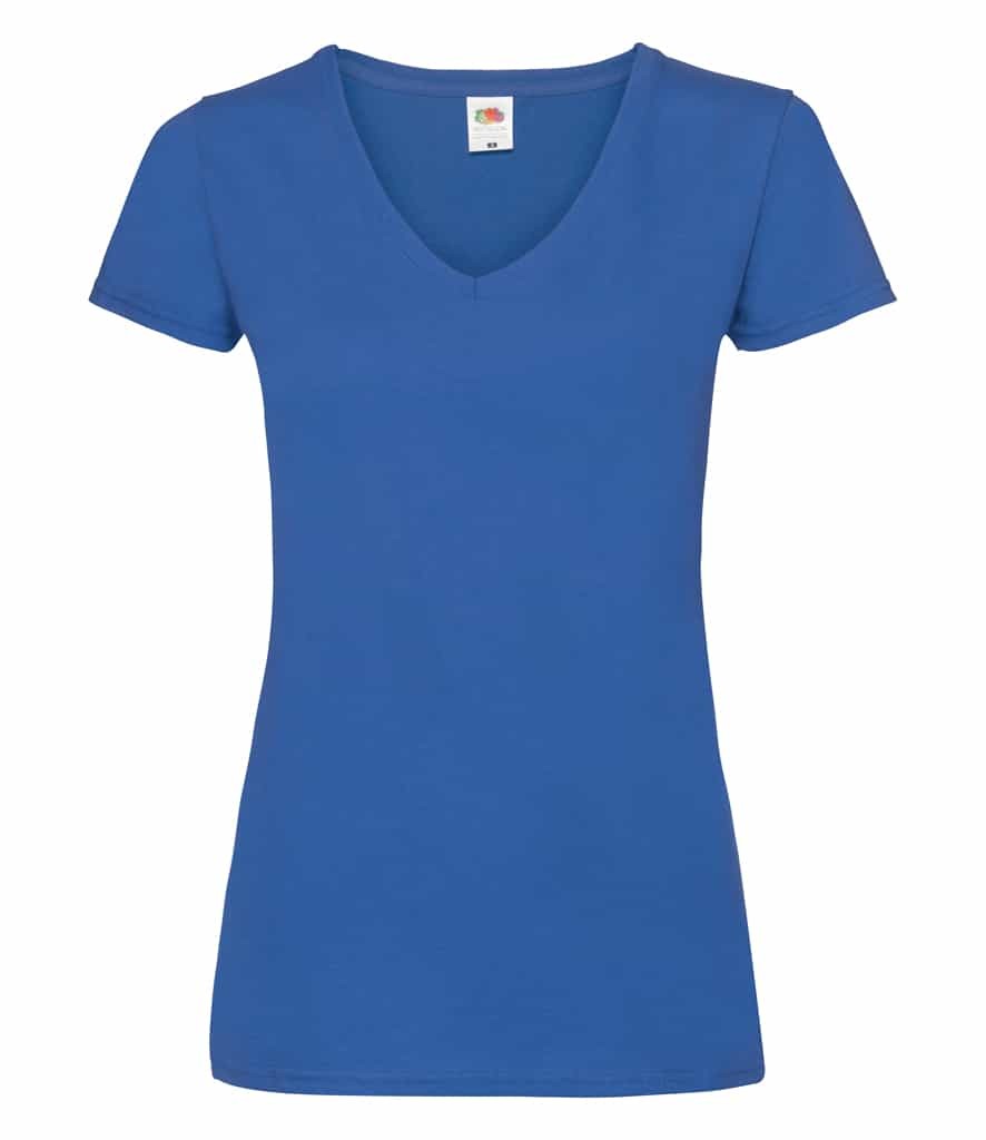 Fruit of the Loom Lady Fit Value V Neck T-Shirt