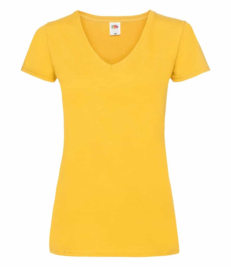 Fruit of the Loom Lady Fit Value V Neck T-Shirt