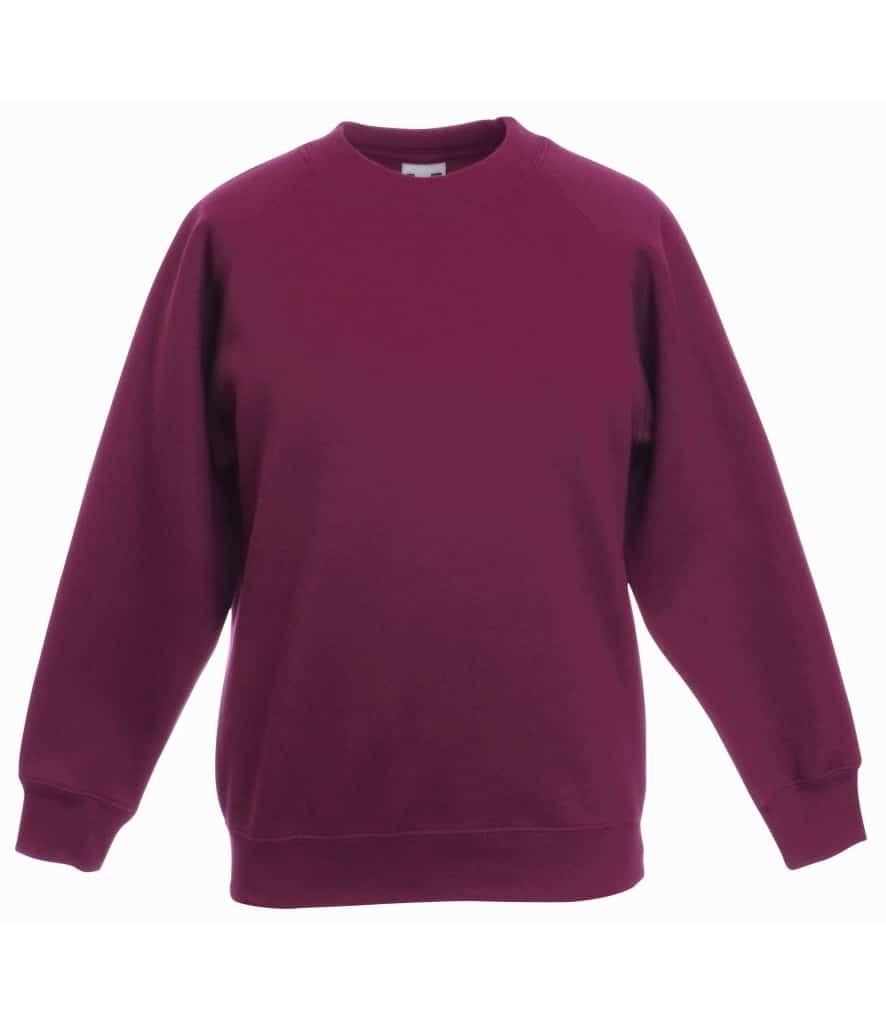 Fruit of the Loom Kids Premium Raglan Sweatshirt