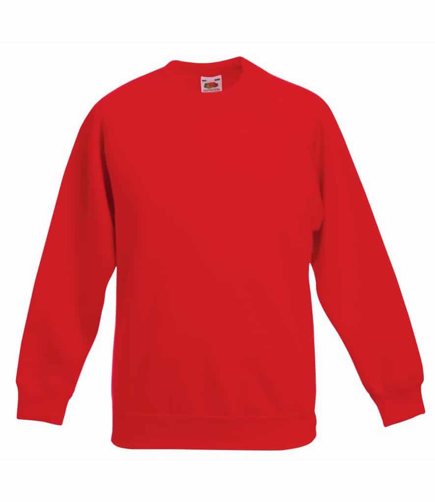 Fruit of the Loom Kids Premium Raglan Sweatshirt