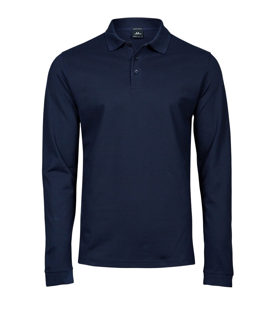 Tee Jays Luxury Stretch Long Sleeve Polo Shirt