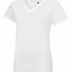 Uneek Ladies Classic V Neck T Shirt