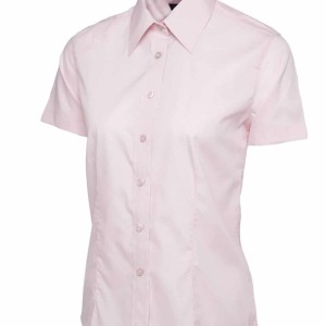 Uneek Ladies Poplin Half Sleeve Shirt