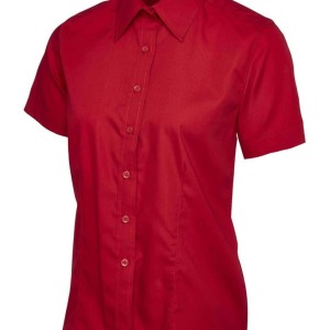 Uneek Ladies Poplin Half Sleeve Shirt